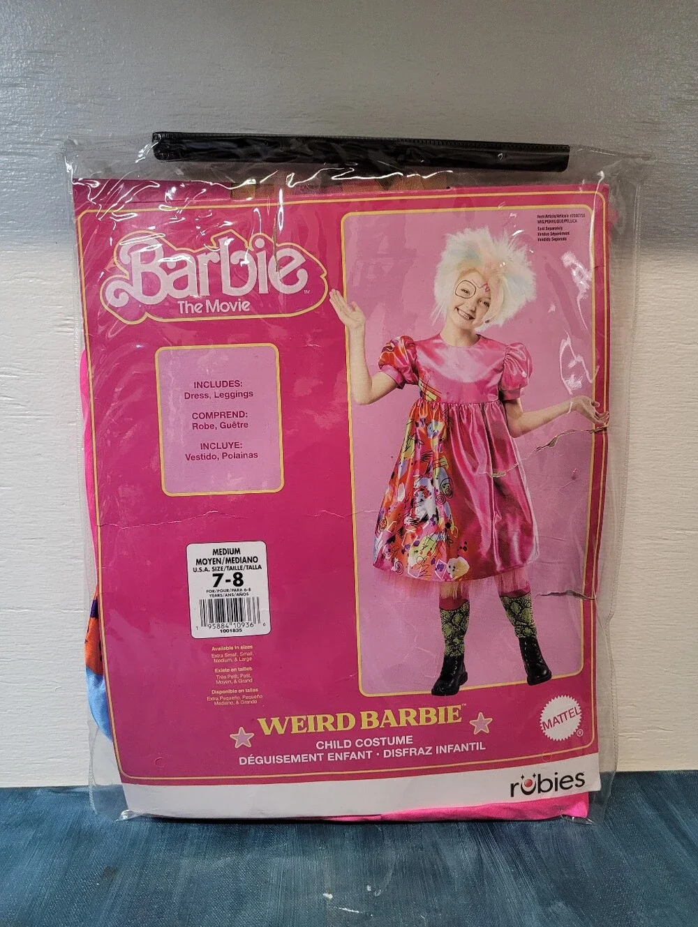 Barbie The Movie Weird Barbie Child Costume Size Meduim New By Mattel